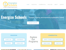 Tablet Screenshot of energizeschools.org